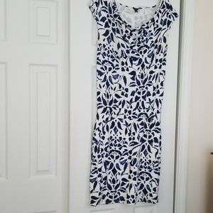 ANN TAYLOR blue/beige dress SALE 2/$7